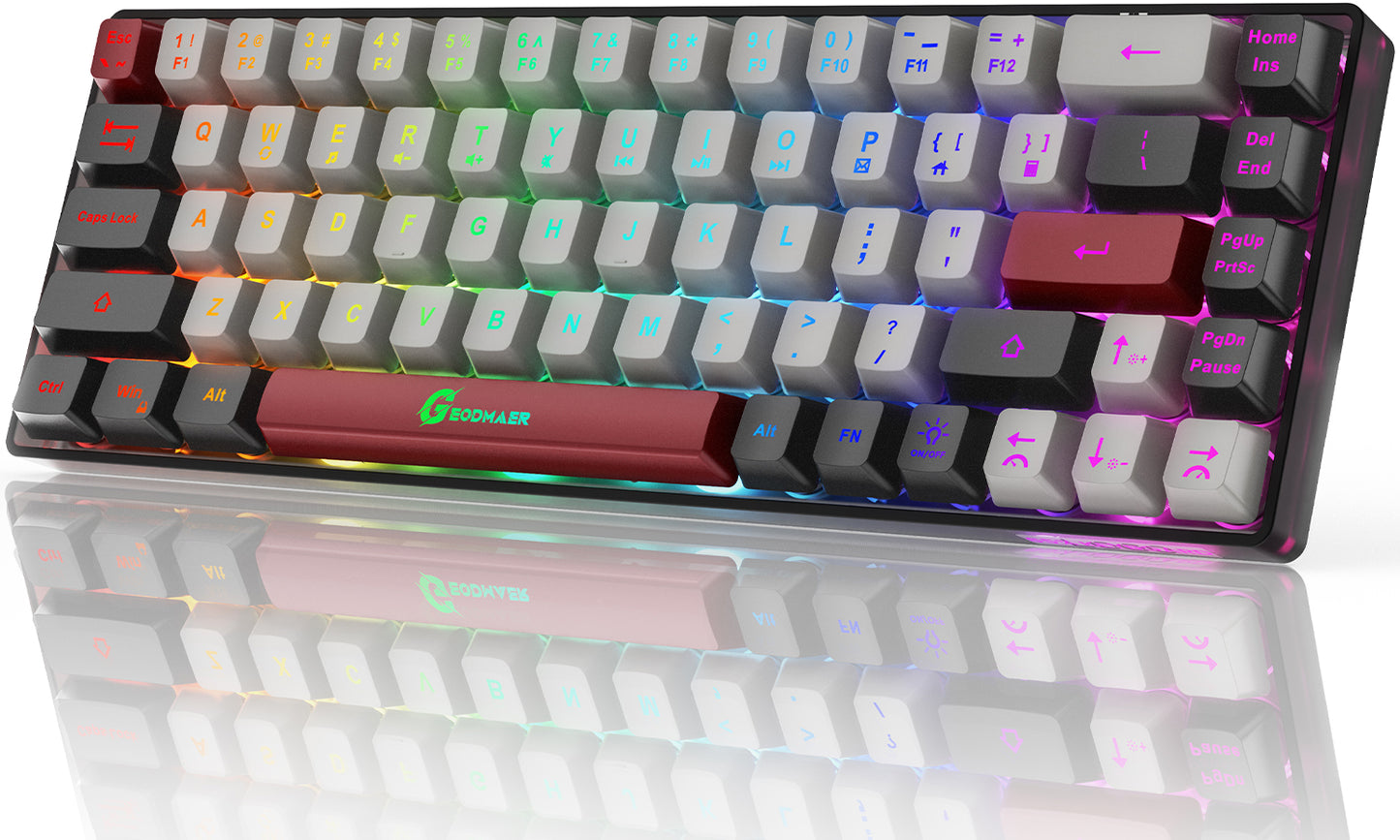 GEODMAER RGB Wireless Gaming Keyboard GBR